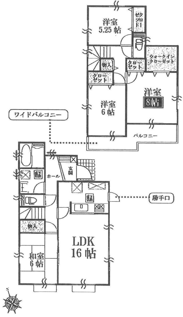 Floor plan. 22,800,000 yen, 4LDK, Land area 160.53 sq m , Building area 103.92 sq m