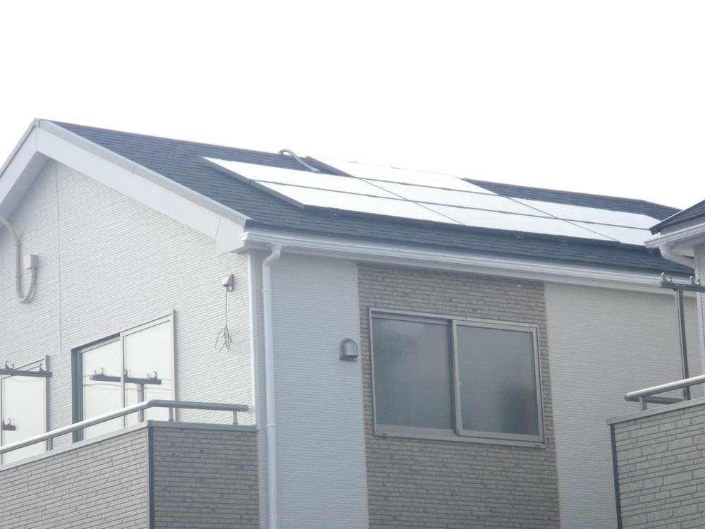 Rendering (appearance). This installation example of solar power generation system. 