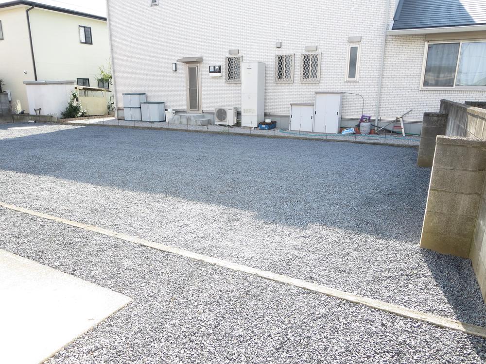 Parking lot. How to use the 100 square meters of land is up to you