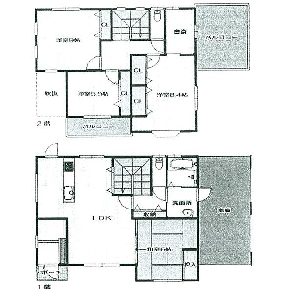Floor plan. 18 million yen, 4LDK, Land area 171.11 sq m , Building area 125.59 sq m