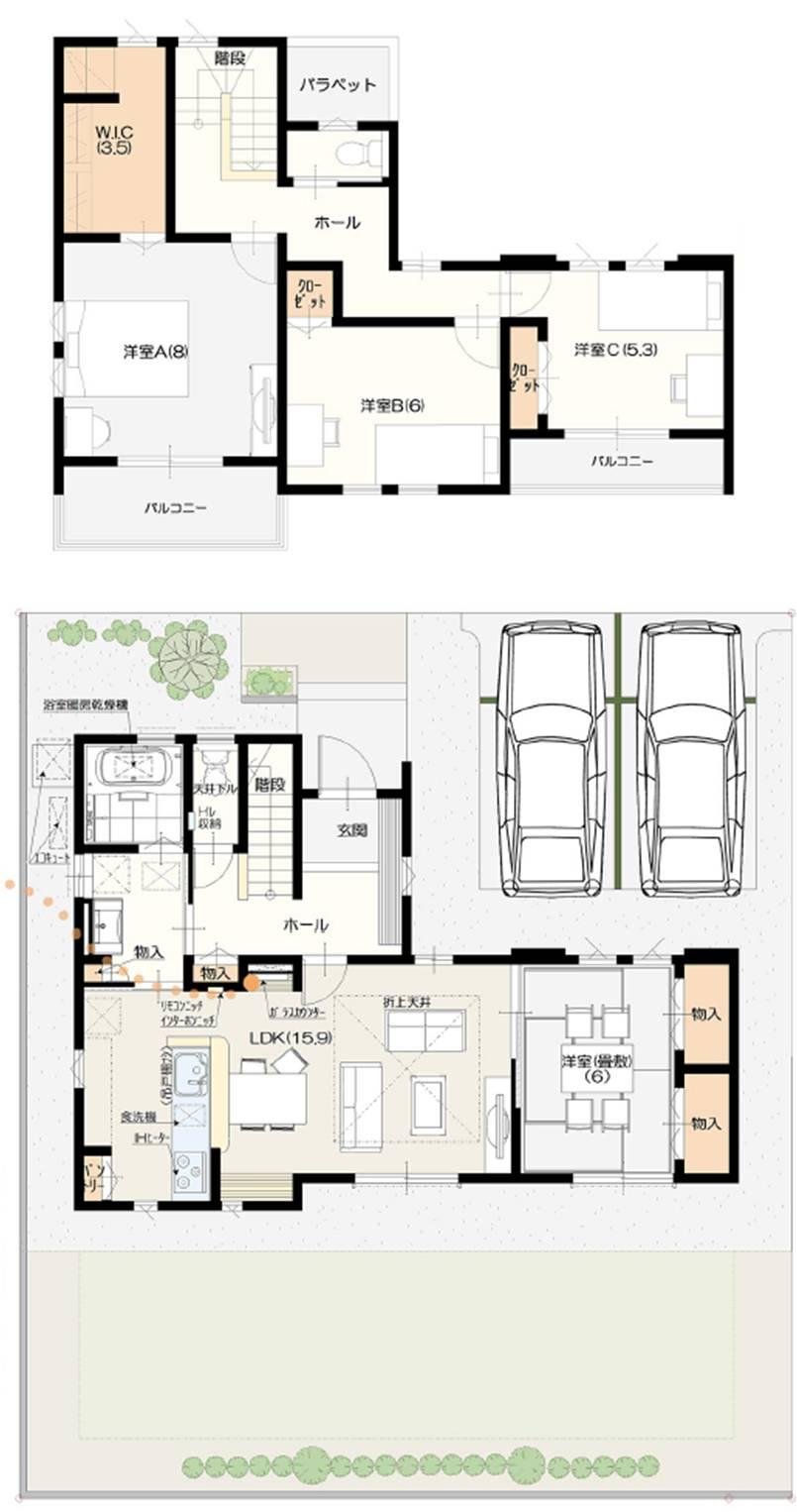 Floor plan. (No. 10 locations), Price 26,800,000 yen, 4LDK, Land area 189.6 sq m , Building area 111.79 sq m