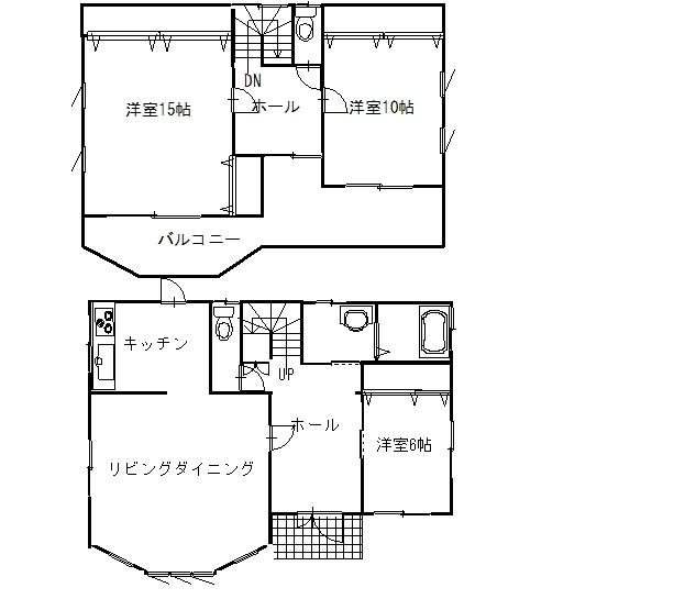 Floor plan. 18.5 million yen, 3LDK, Land area 264.46 sq m , Building area 141.59 sq m floor plan