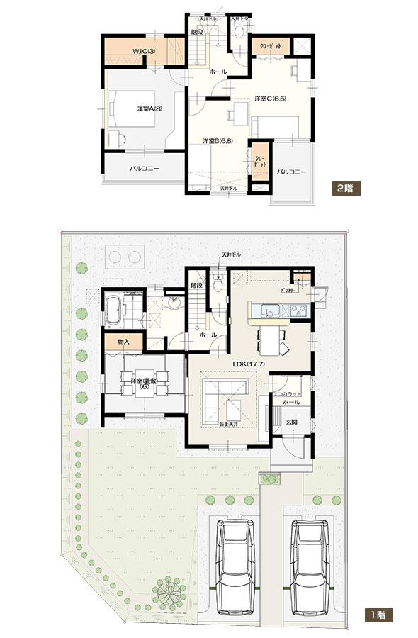 Floor plan. (No. 11 locations), Price 27,800,000 yen, 4LDK, Land area 207.38 sq m , Building area 113.85 sq m