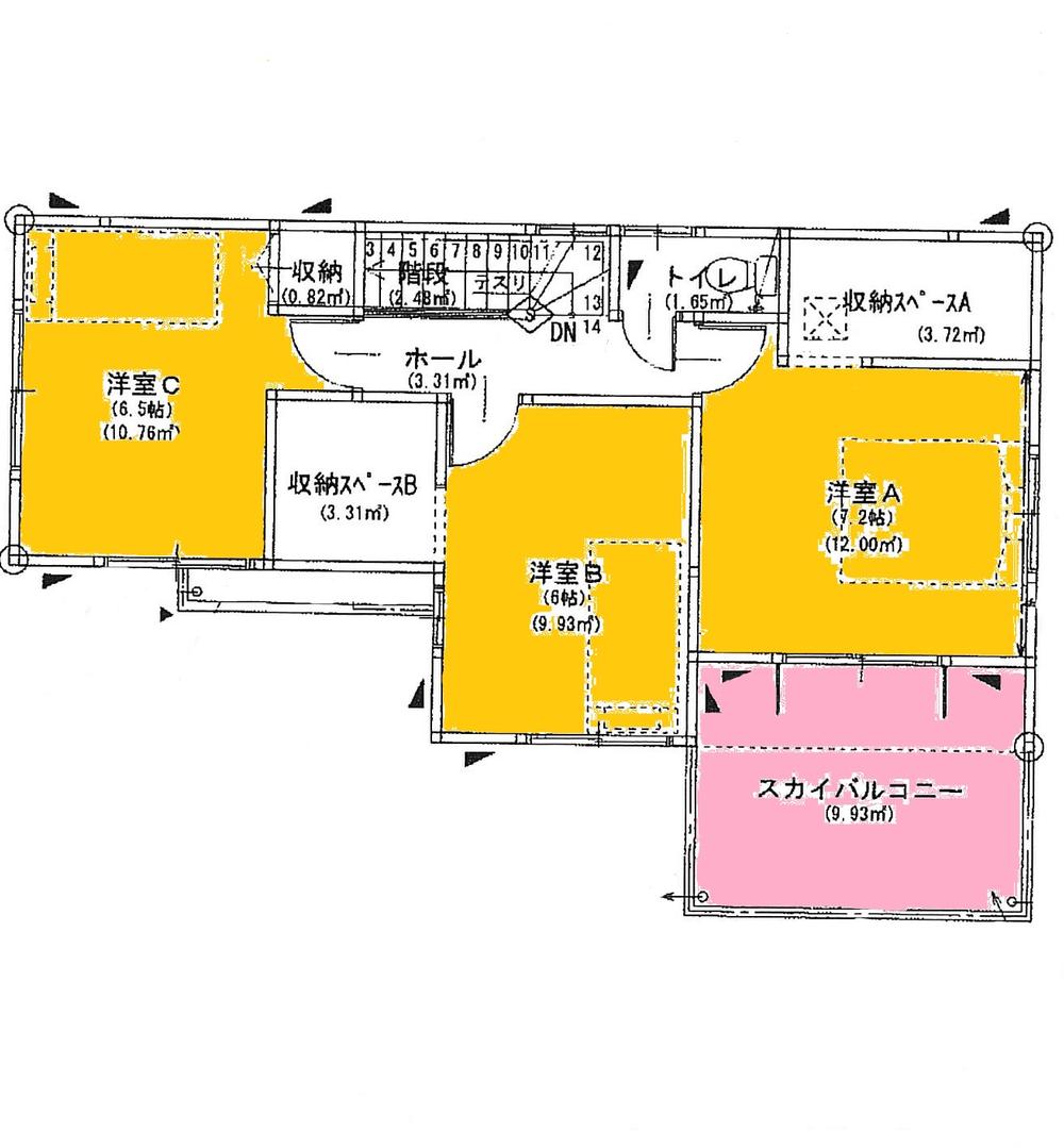 Floor plan. (1 Building 2F), Price 18.9 million yen, 4LDK+2S, Land area 221.1 sq m , Building area 105.57 sq m
