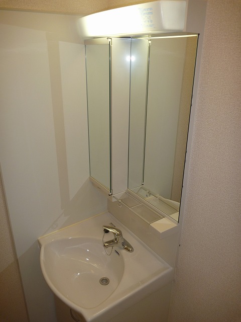 Washroom. Vanity of a large mirror ☆ 