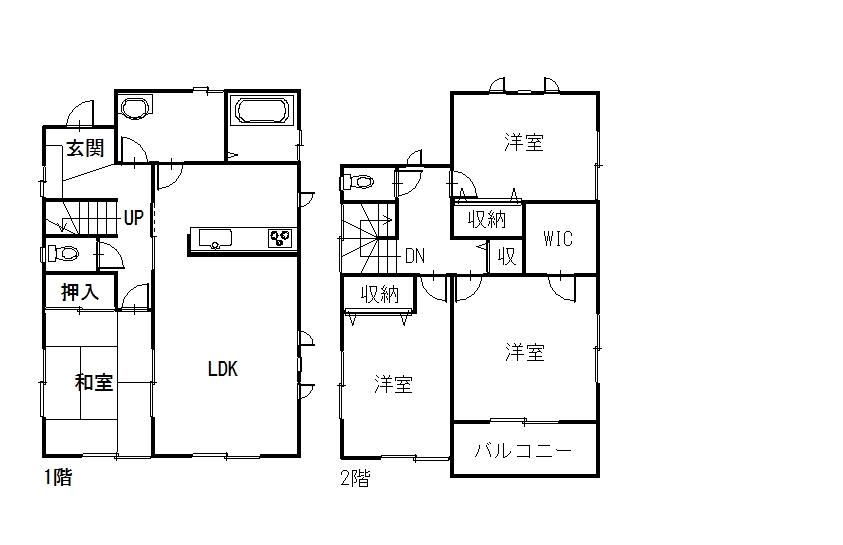 Floor plan. (4 Building), Price 21.3 million yen, 4LDK+S, Land area 240.38 sq m , Building area 105.99 sq m