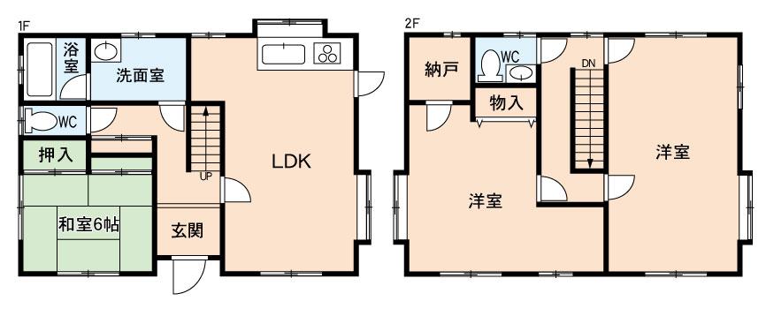 Floor plan. 11.8 million yen, 4LDK, Land area 195.02 sq m , Building area 115.09 sq m