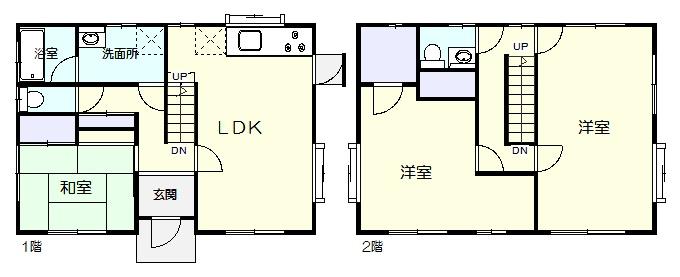 Floor plan. 11.8 million yen, 4LDK, Land area 195.02 sq m , Building area 115.09 sq m