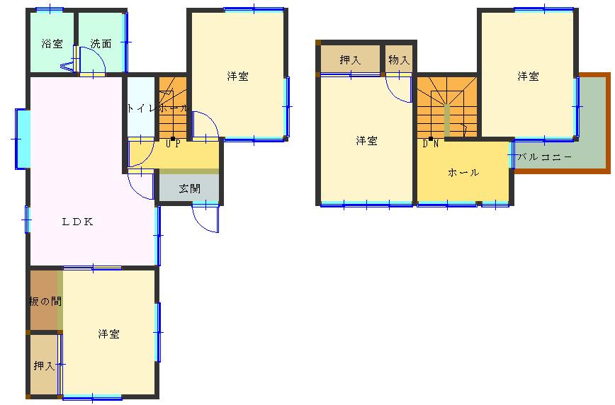 Floor plan. 7.3 million yen, 4LDK, Land area 193.07 sq m , Building area 81.97 sq m