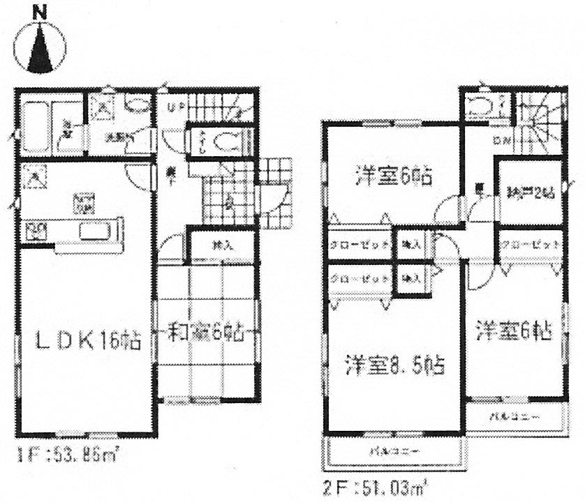 Floor plan. 19,800,000 yen, 4LDK + S (storeroom), Land area 173.81 sq m , Building area 104.89 sq m