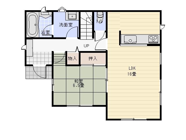 Floor plan. 14.8 million yen, 4LDK, Land area 202.99 sq m , Building area 102.46 sq m 1F