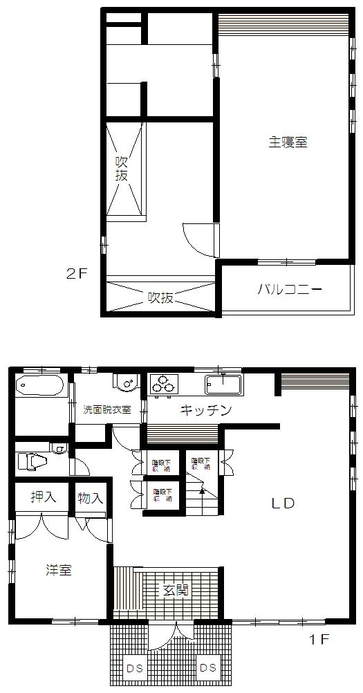 Floor plan. 14.8 million yen, 2LDK + S (storeroom), Land area 245.64 sq m , Building area 115.5 sq m
