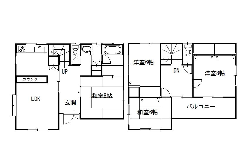 Floor plan. 9.6 million yen, 4LDK, Land area 288.67 sq m , Building area 111.8 sq m floor plan