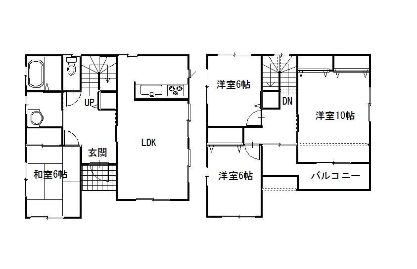 Floor plan. 16,900,000 yen, 4LDK, Land area 233.8 sq m , Building area 108.8 sq m floor plan