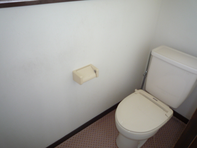 Toilet. It attaches Washlet