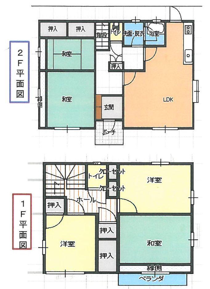 Floor plan. 9.2 million yen, 5LDK, Land area 275.77 sq m , Building area 126.95 sq m