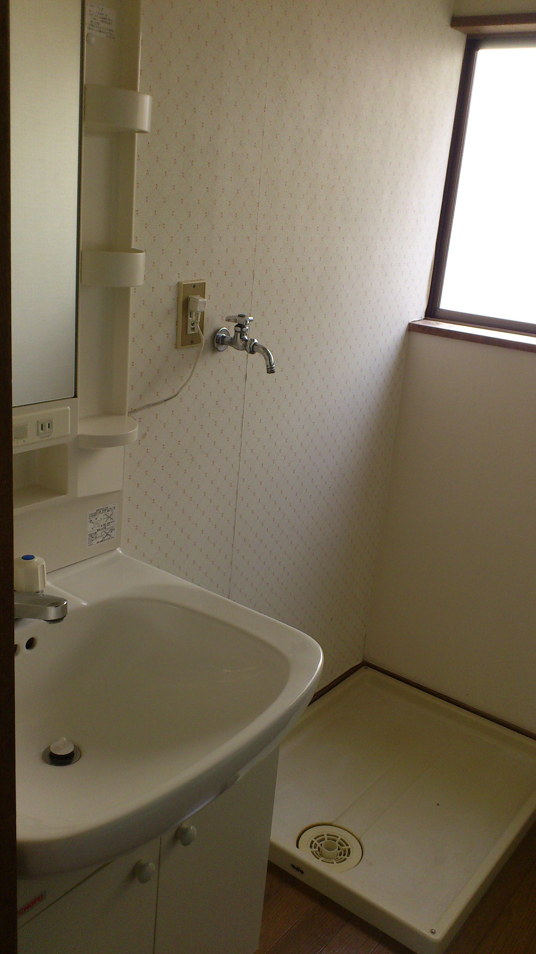 Washroom. Laundry Area and washbasin