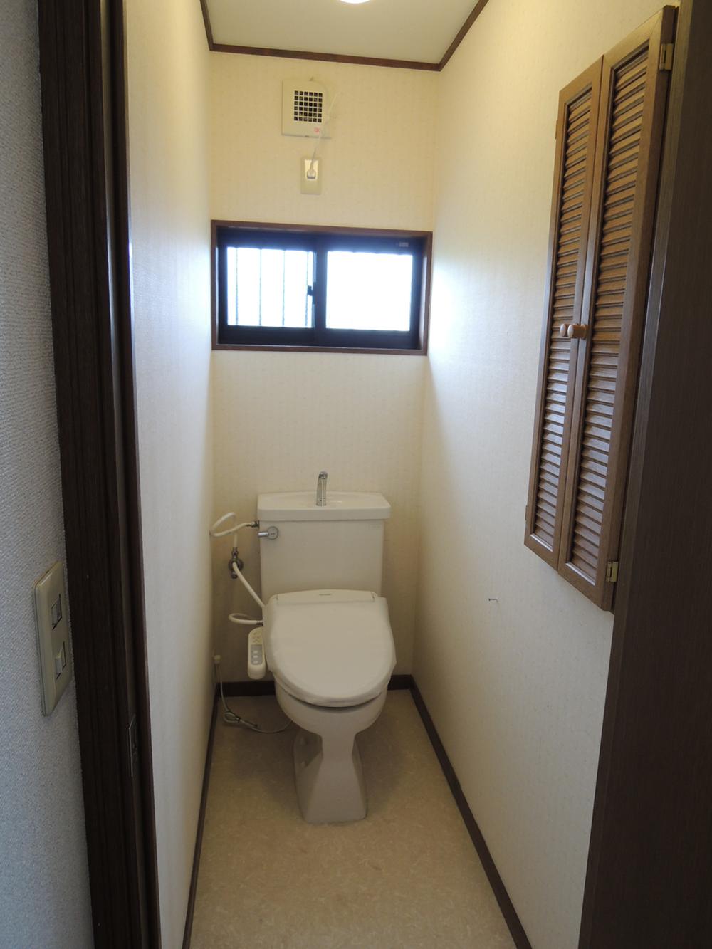 Toilet. Wall with storage function toilet