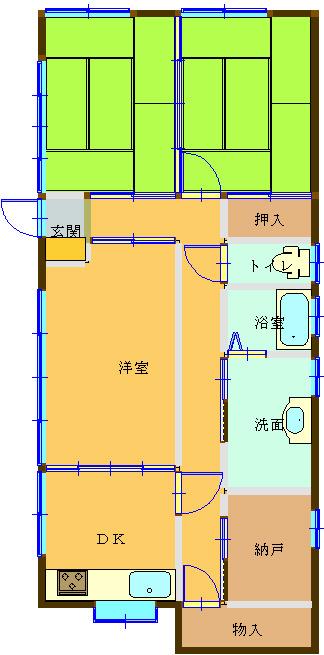 Floor plan. 6,980,000 yen, 3DK + S (storeroom), Land area 257.6 sq m , Although building area 67.07 sq m floor area is as small as 20 square meters There is also a closet or storeroom Has become a good floor plan easy to use. 