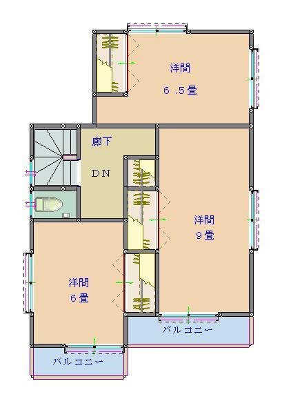 Floor plan. 18,800,000 yen, 4LDK, Land area 203.3 sq m , Building area 105.99 sq m 2 floor
