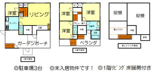 Floor plan. 26 million yen, 4LDK, Land area 173.66 sq m , Building area 116.75 sq m floor plan