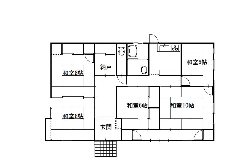 Floor plan. 4.5 million yen, 5K, Land area 239.93 sq m , Building area 112.61 sq m floor plan
