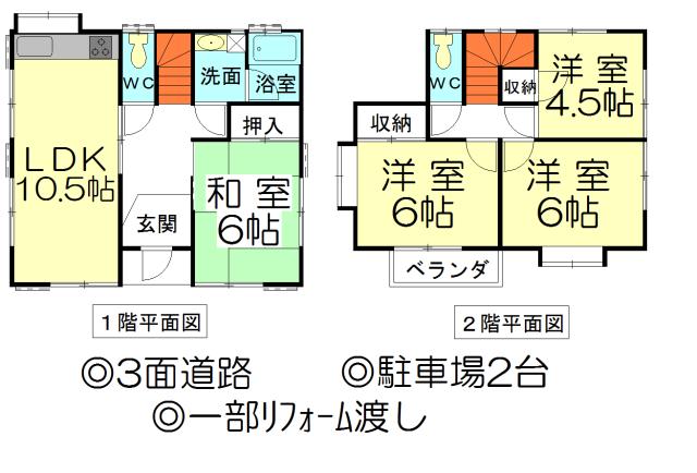 Floor plan. 11.8 million yen, 4LDK, Land area 145.2 sq m , Building area 81.42 sq m floor plan