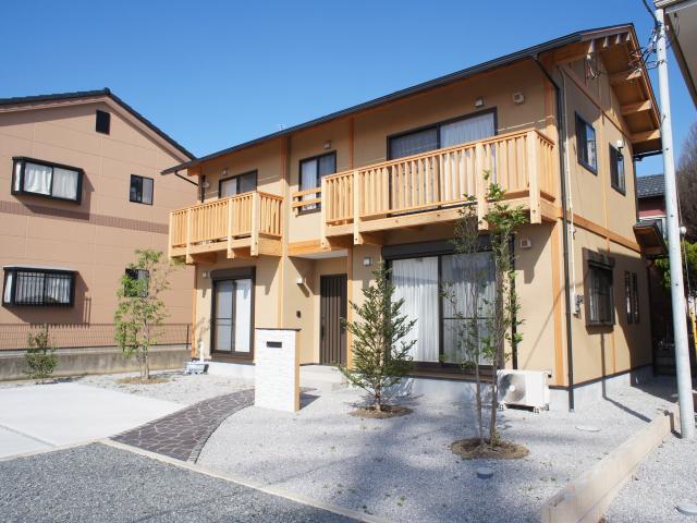 Local appearance photo. It is calm appearance of the Japanese style. post ・ Planting ・ Parking spaces such as exterior also is fashionable. 