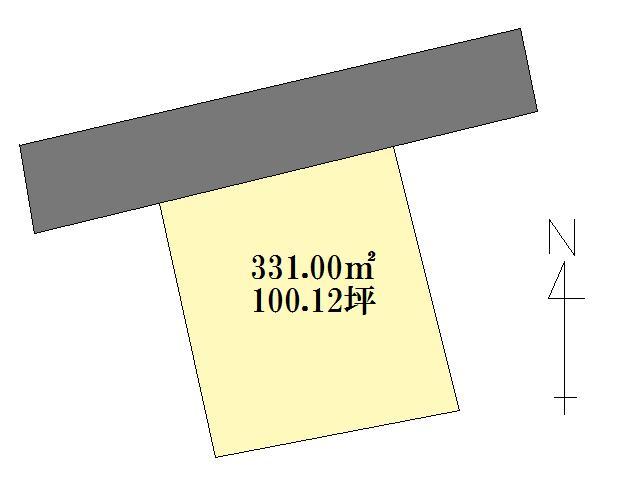 Compartment figure. Land price 25,800,000 yen, Land area 331 sq m compartment view