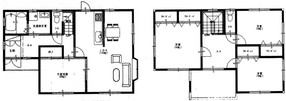 Floor plan. 22,800,000 yen, 4LDK, Land area 236.16 sq m , Building area 105.79 sq m