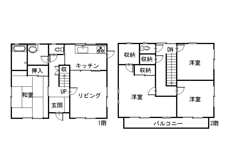 Floor plan. 12.8 million yen, 4LDK + S (storeroom), Land area 142.29 sq m , Building area 103.51 sq m floor plan