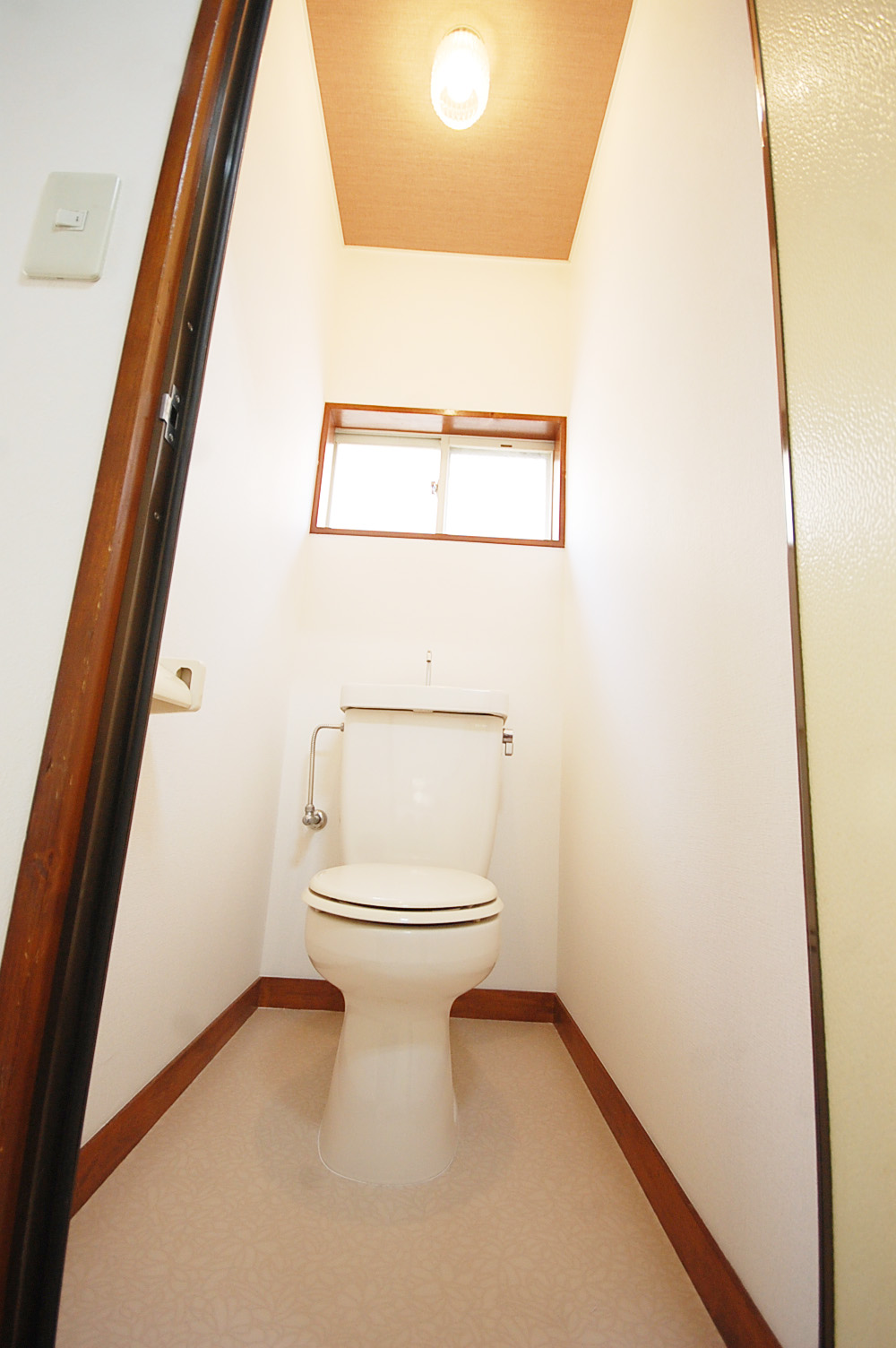 Toilet. Bright toilet space if there is a window