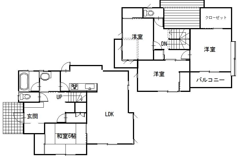 Floor plan. 28,900,000 yen, 4LDK, Land area 205.6 sq m , Building area 122.38 sq m floor plan