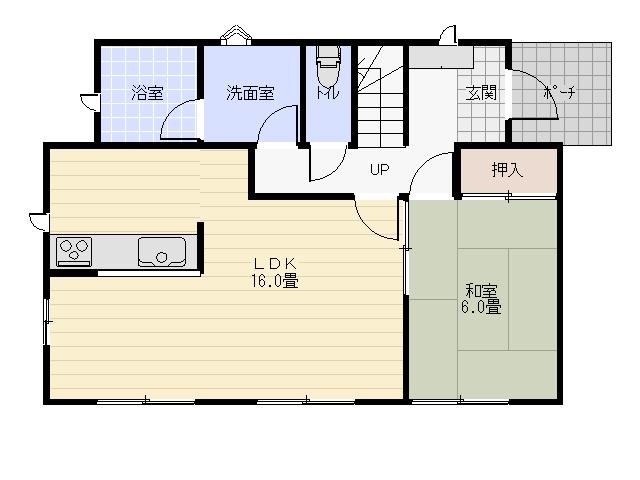 Floor plan. 19,800,000 yen, 4LDK + S (storeroom), Land area 181.87 sq m , Building area 101.65 sq m 1F