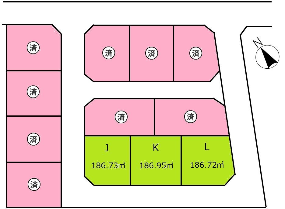 The entire compartment Figure. Compartment Figure. It is no building conditions. It is a quiet residential area in the readjustment land.