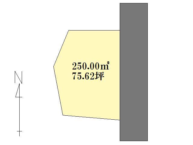 Compartment figure. Land price 16 million yen, Land area 250 sq m compartment view