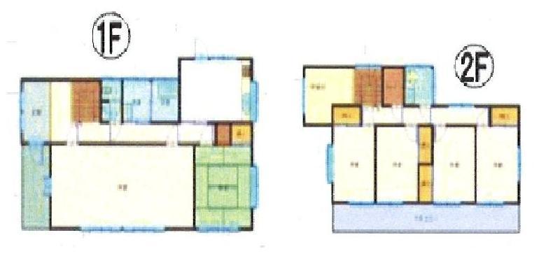 Floor plan. 13.8 million yen, 6DK + S (storeroom), Land area 480.31 sq m , There is also a building area 183.87 sq m basement