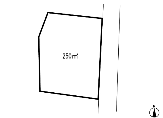 Compartment figure. Land price 16 million yen, Land area 250 sq m Takasaki Shibasaki-cho