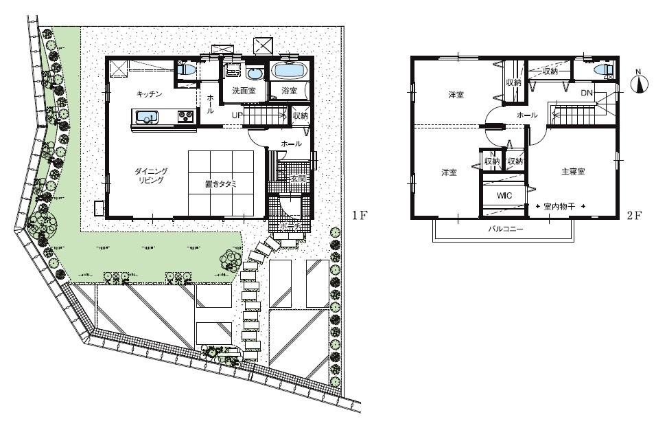 Floor plan. 28.8 million yen, 3LDK, Land area 160.88 sq m , Building area 102.68 sq m   ☆ Housework get on & relax house ☆  Housework flow line that can excursion around the kitchen Storage lot in the cozy UP! ! 