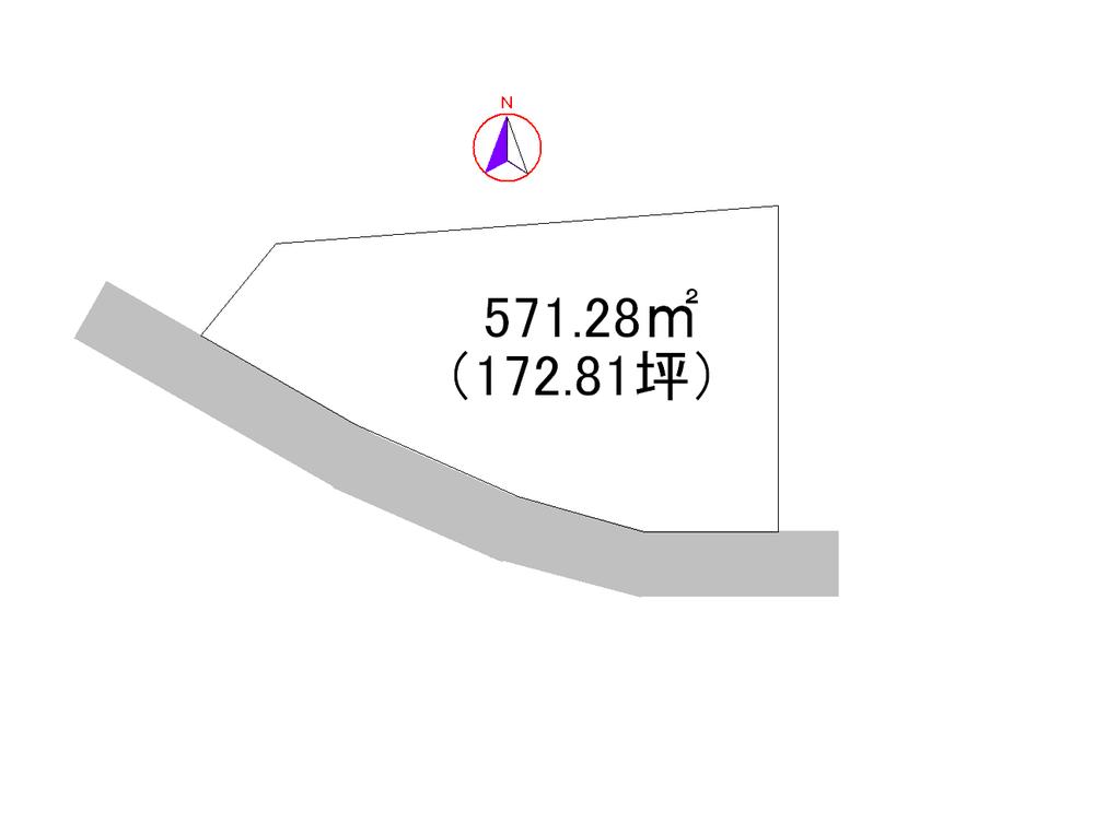 Compartment figure. Land price 26 million yen, Land area 571.28 sq m