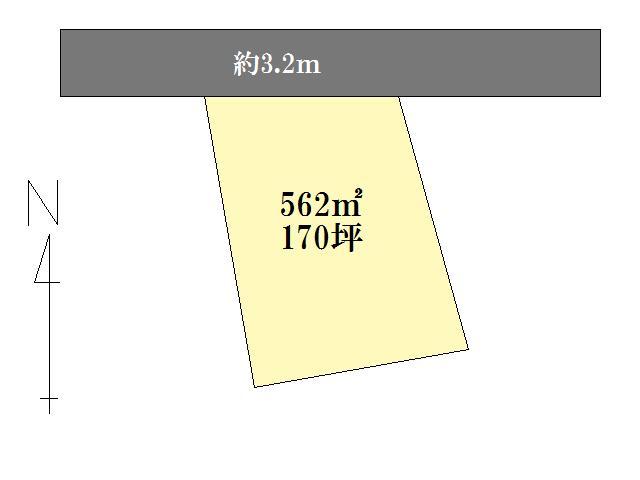 Compartment figure. Land price 14 million yen, Land area 562 sq m compartment view