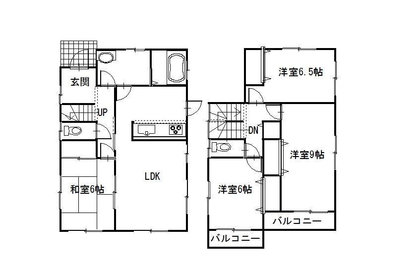 Floor plan. 22,800,000 yen, 4LDK, Land area 290.74 sq m , Building area 105.99 sq m floor plan