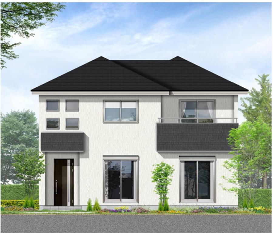 Rendering (appearance). (Building 2) LDK which has been subjected to Rendering zoned is, Easy to use, Will be in the space relax relaxedly. Large dirt floor with storage capable of storing such as golf bags and strollers at the door. 