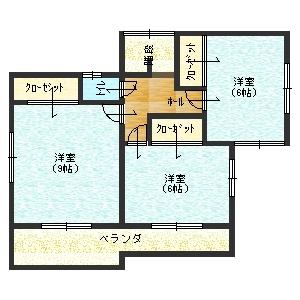 Floor plan. 28,900,000 yen, 4LDK, Land area 196.32 sq m , Building area 105.15 sq m