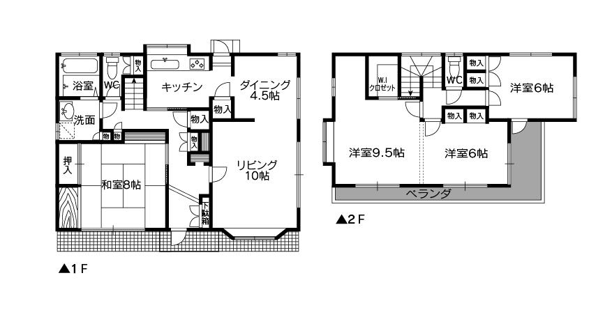 Floor plan. 15.5 million yen, 3LDK, Land area 235.59 sq m , Building area 120.07 sq m