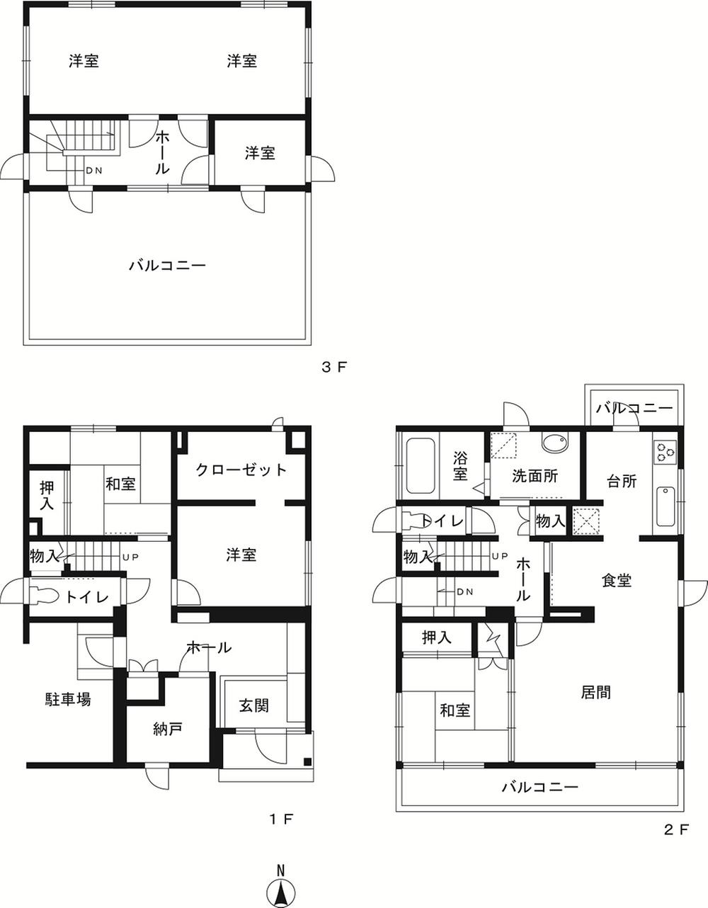 Floor plan. 33,600,000 yen, 5LDK + S (storeroom), Land area 306.75 sq m , Building area 150.04 sq m