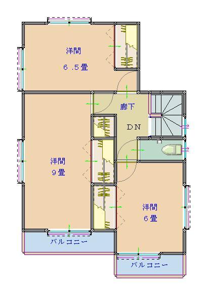Floor plan. 17.8 million yen, 4LDK, Land area 191.86 sq m , Building area 105.99 sq m 1 floor