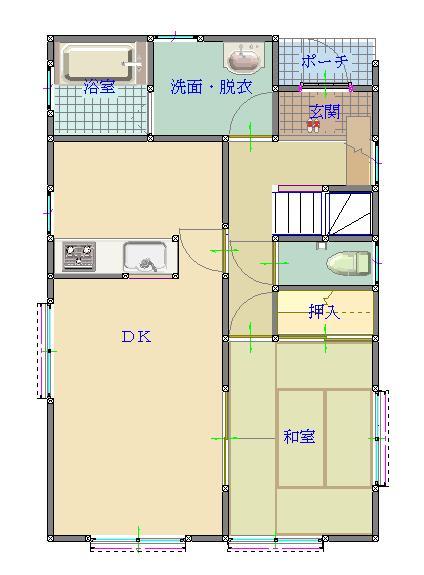 Floor plan. 17.8 million yen, 4LDK, Land area 191.86 sq m , Building area 105.99 sq m 2 floor