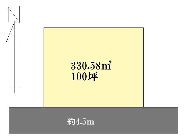 Compartment figure. Land price 10 million yen, Land area 330.58 sq m