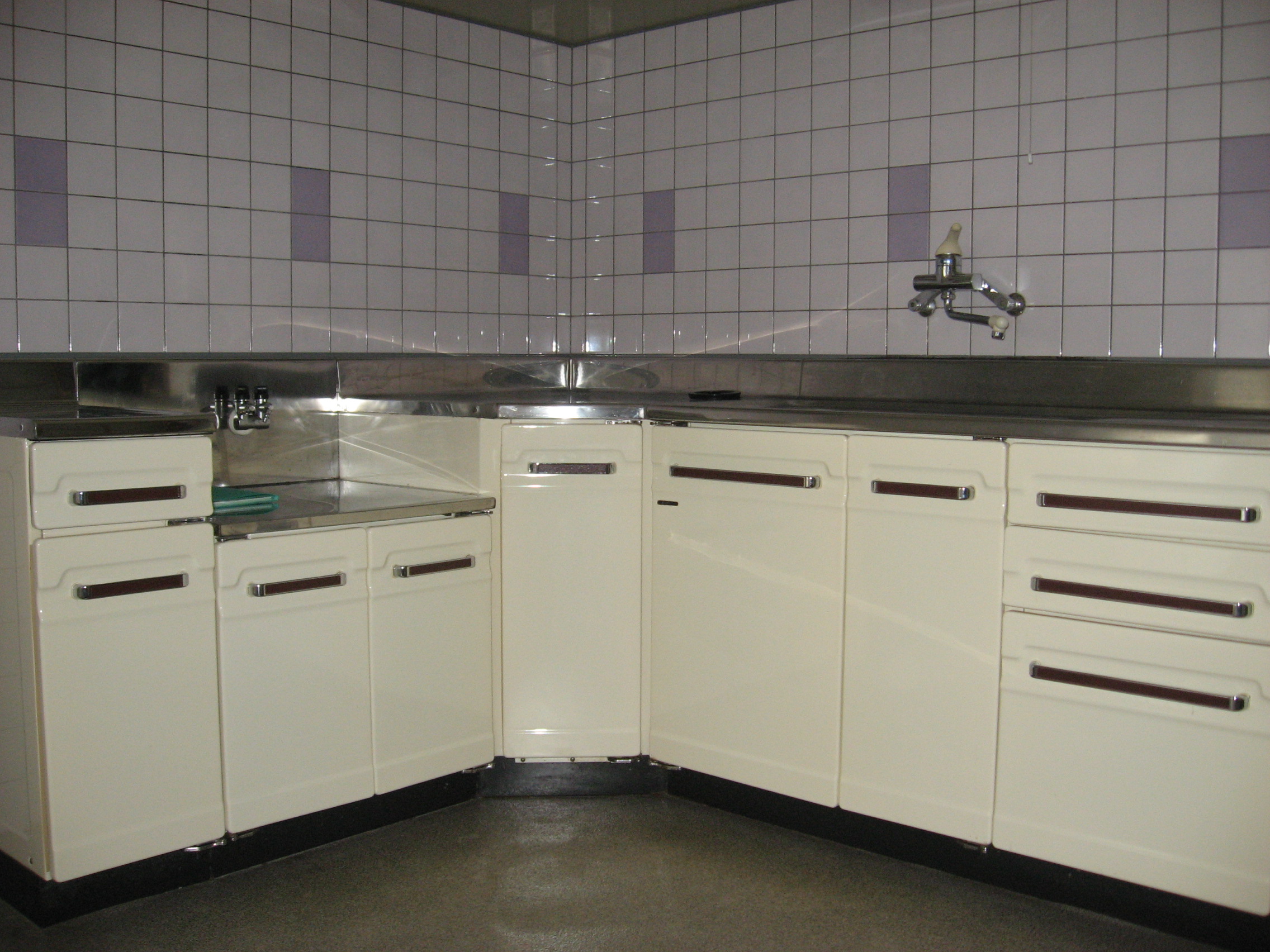 Kitchen. With hanging cupboard